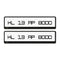 Car Gel Number Plate | Modified Online Store